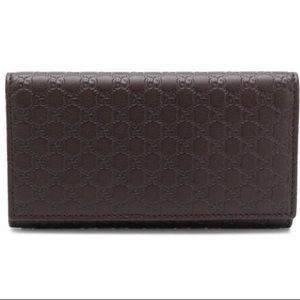 Authentic GUCCI Foldover Wallet in original box